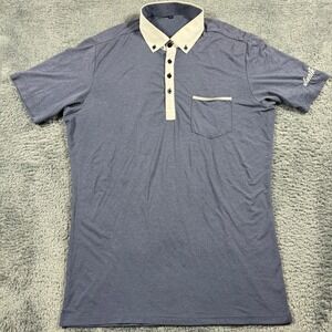 State and Liberty The Anders Polo Shirt SZ Large Performance Dress Button Down